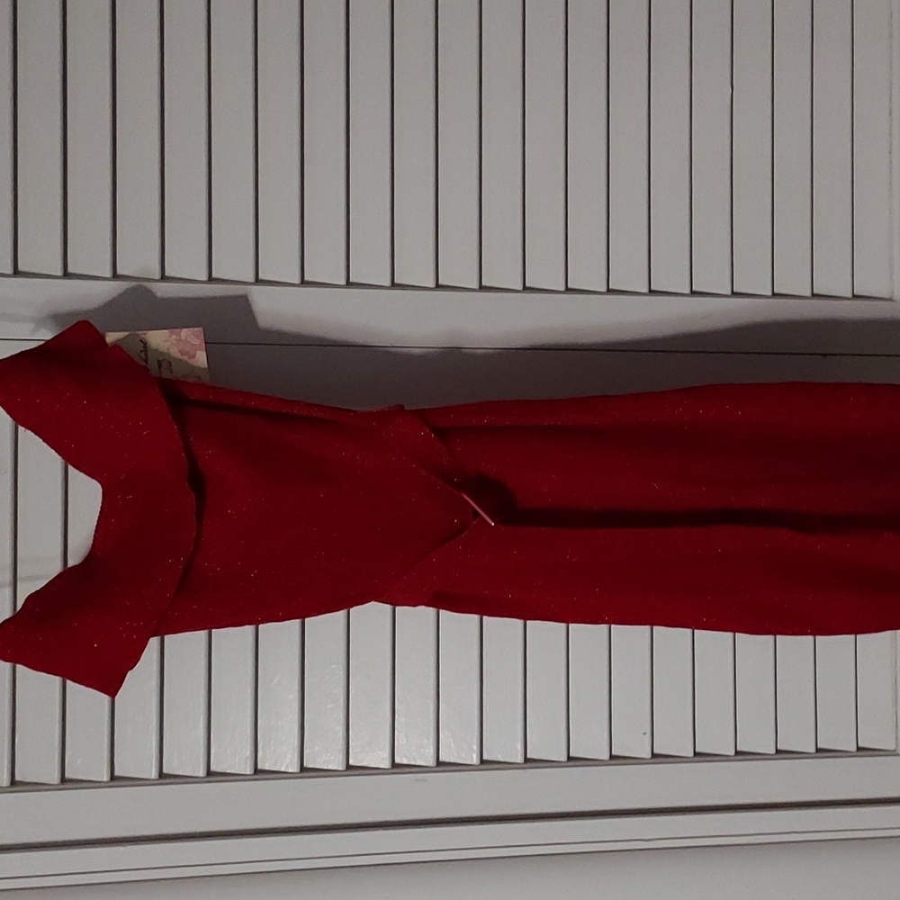 Red strapless party dress size m - Picture 4 of 6